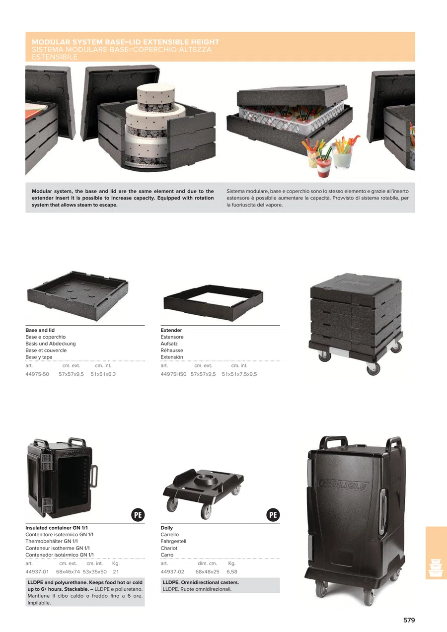 Pagina 581 del catalogo relativa a Carrello, codice 44937-02