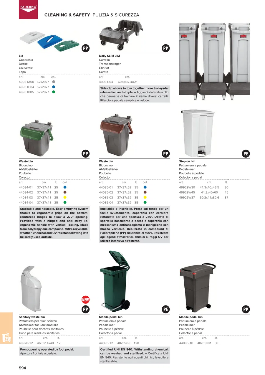 Pagina 596 del catalogo relativa a Carrello, codice 49931-64
