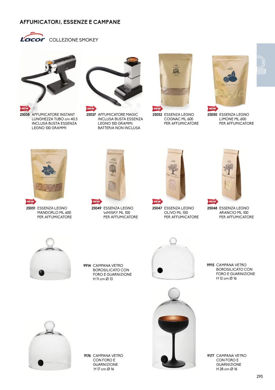 Pagina 301 del catalogo relativa a AFFUMICATORE INSTANT, codice 25038
